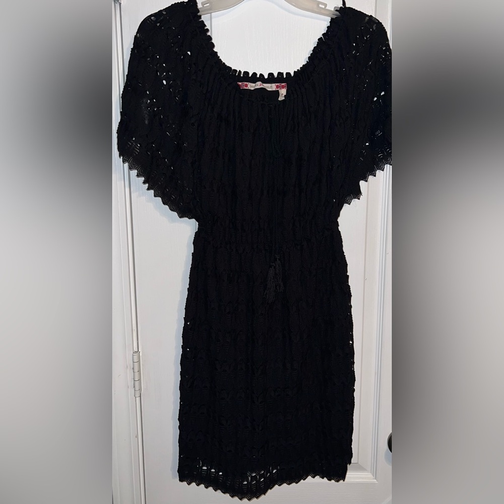 Chelsea & Violet Black Lace Dress Size M